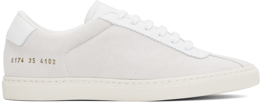 COMMON PROJECTS OFF-WHITE TENNIS CLASSIC SNEAKERS 