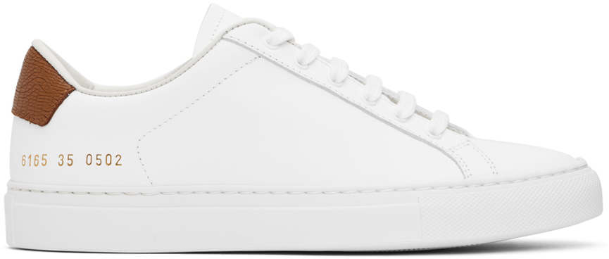 Common Projects: ホワイト Retro Classic スニーカー | SSENSE 日本