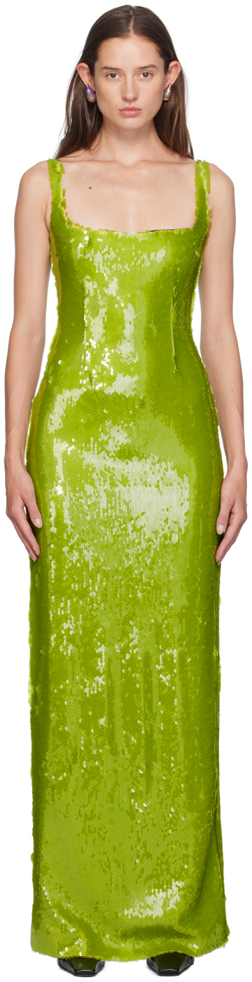 Green Electra Maxi Dress