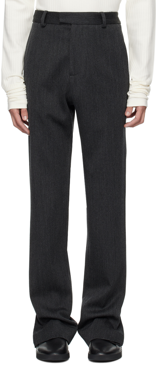 Shop 16arlington Gray Merrin Trousers In Grigio Antracite