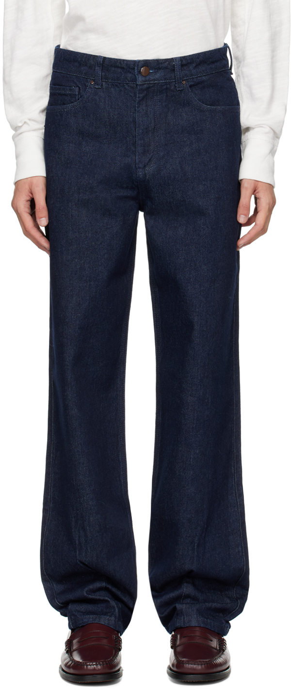 Shop 16arlington Blue Maverick Jeans In Profondo