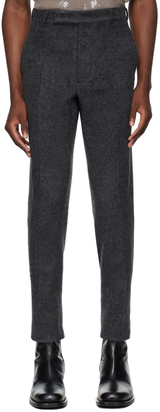 Shop 16arlington Gray Lyta Trousers In Grigio Antracite