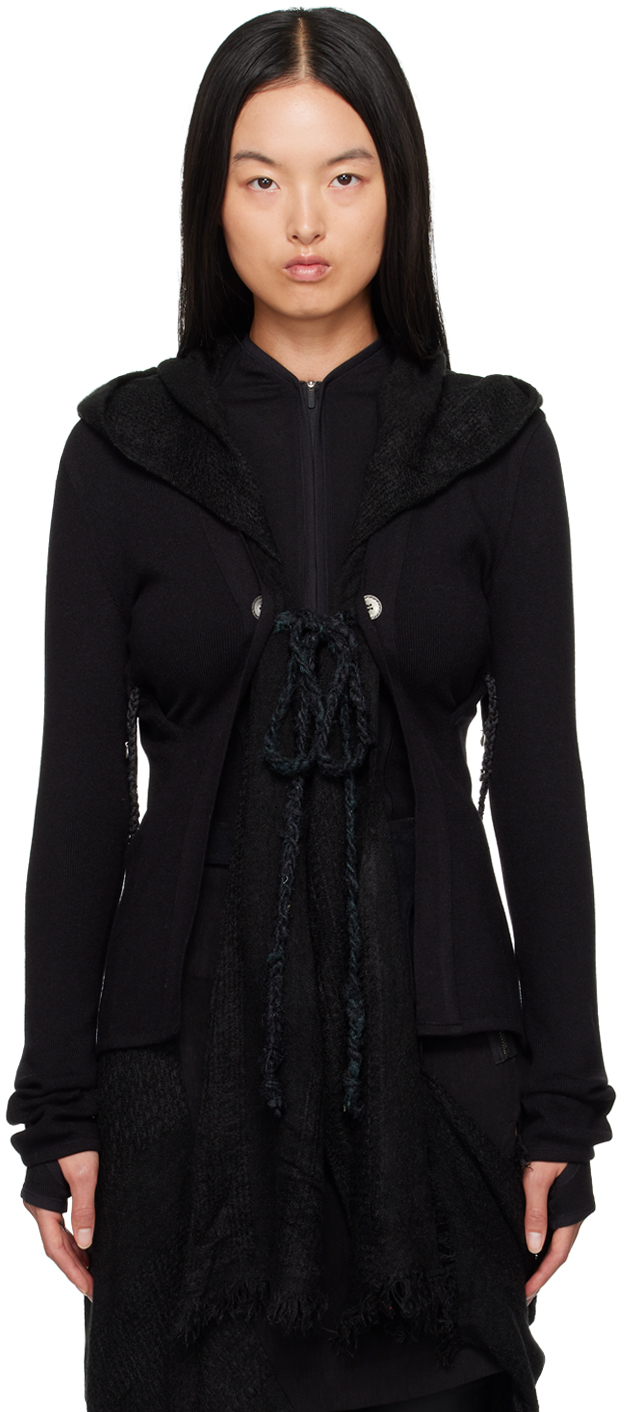 Black Hooded Jacket