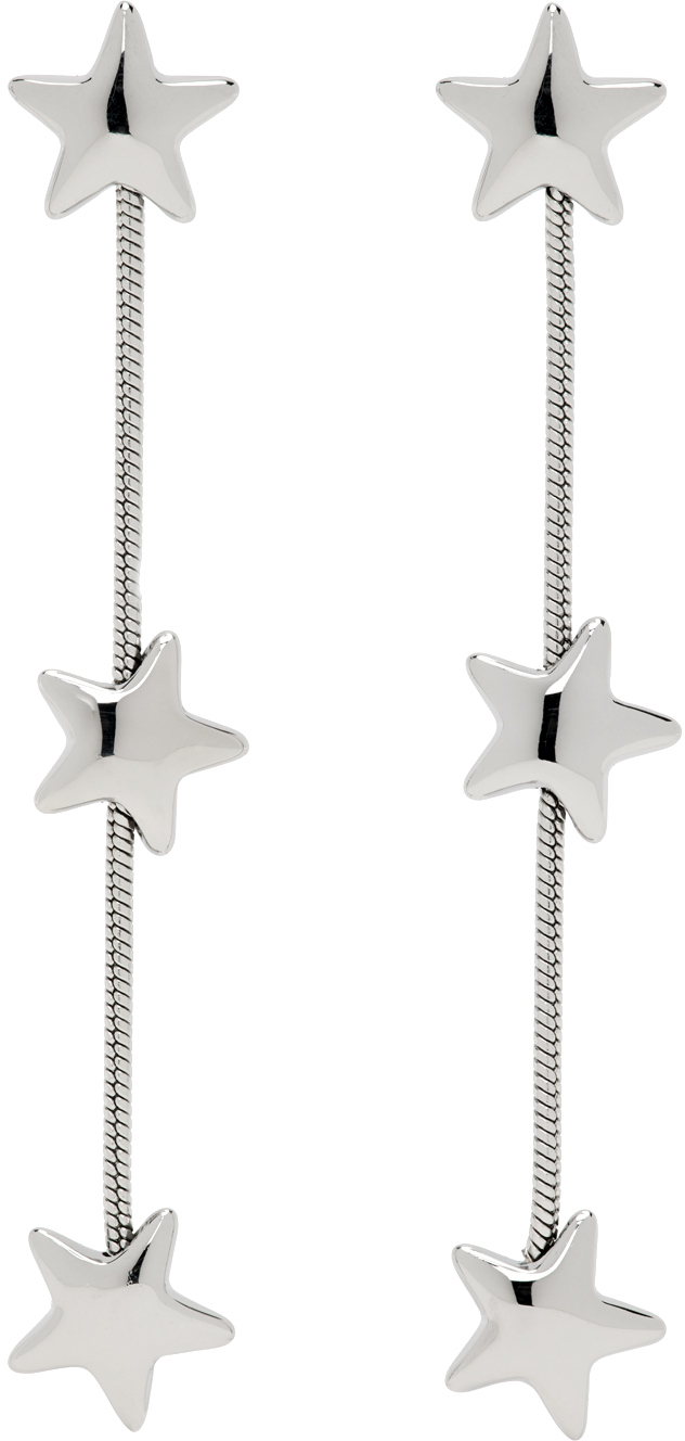 Silver Shooting Star Earrings