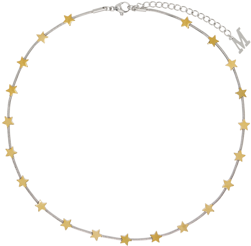 Silver & Gold Lil Star Necklace