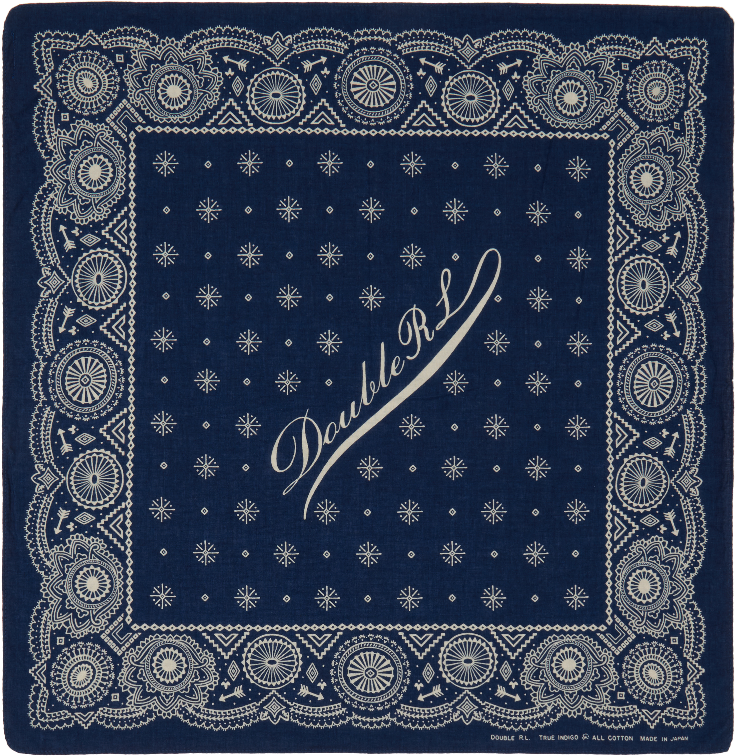 Indigo Logo Cotton Bandana