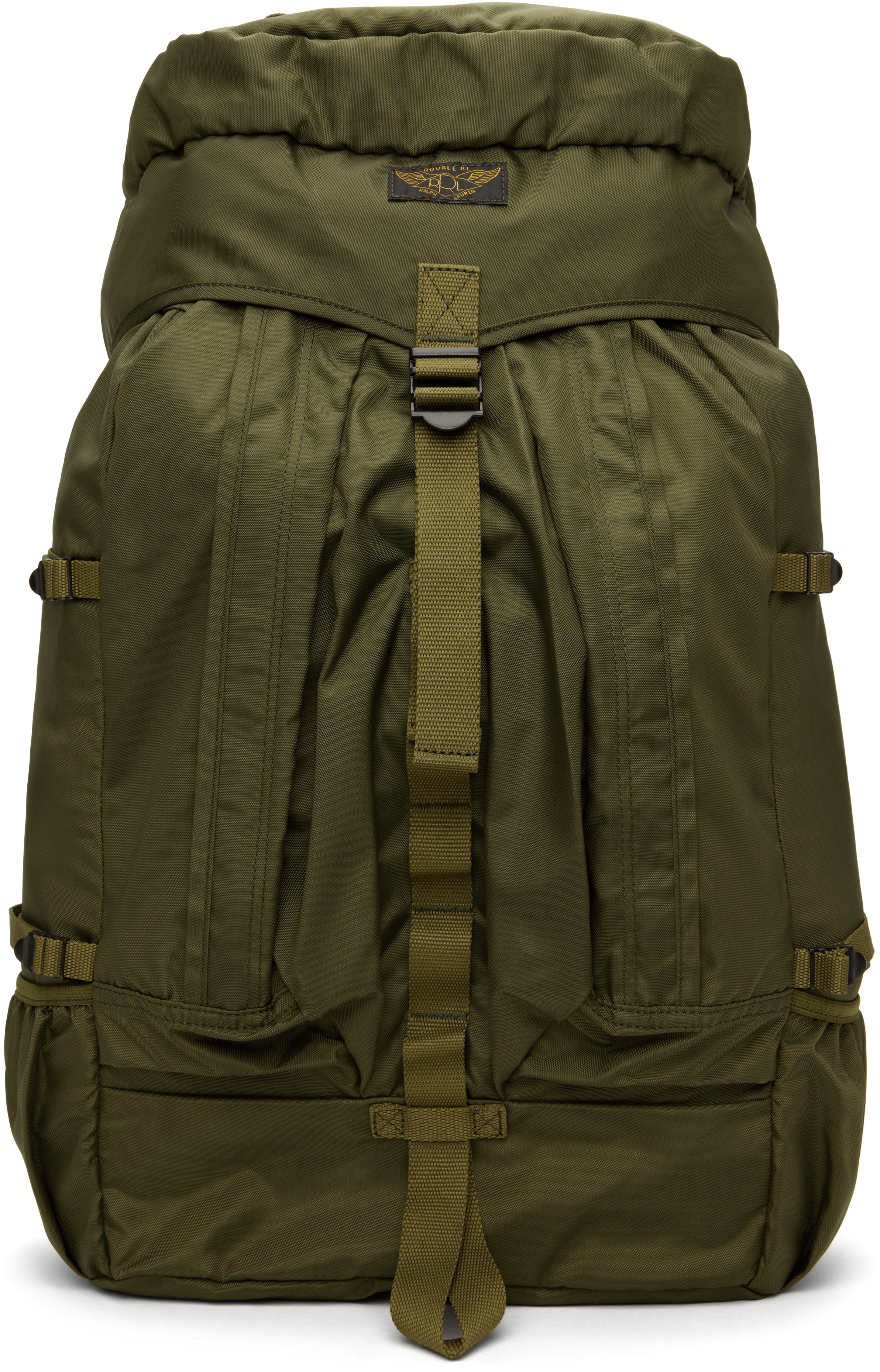 Green Nylon Canvas Utility Backpack