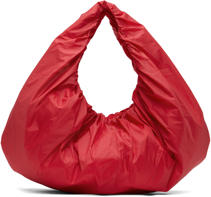 Shop Amomento Red Shirring Tote