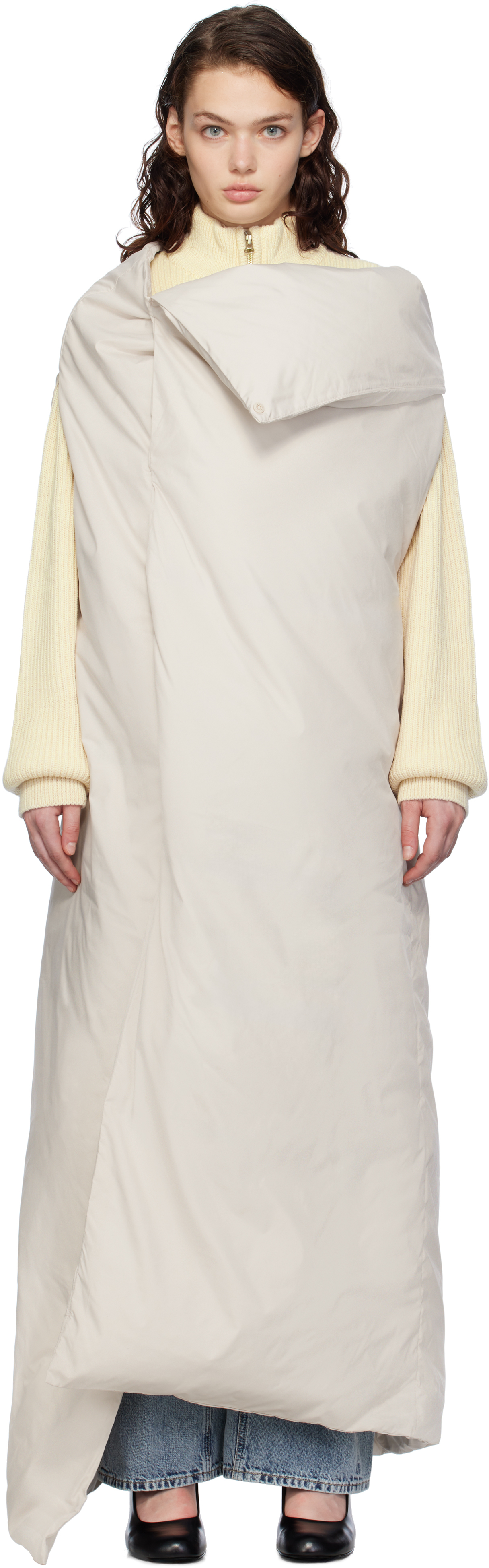 White duvet coat cheap