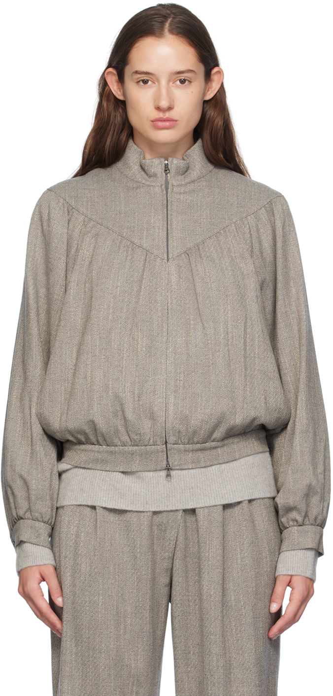 Gray Yoke Jacket