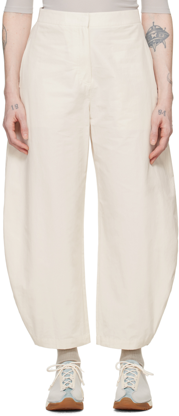 Off-White Curved Leg Trousers