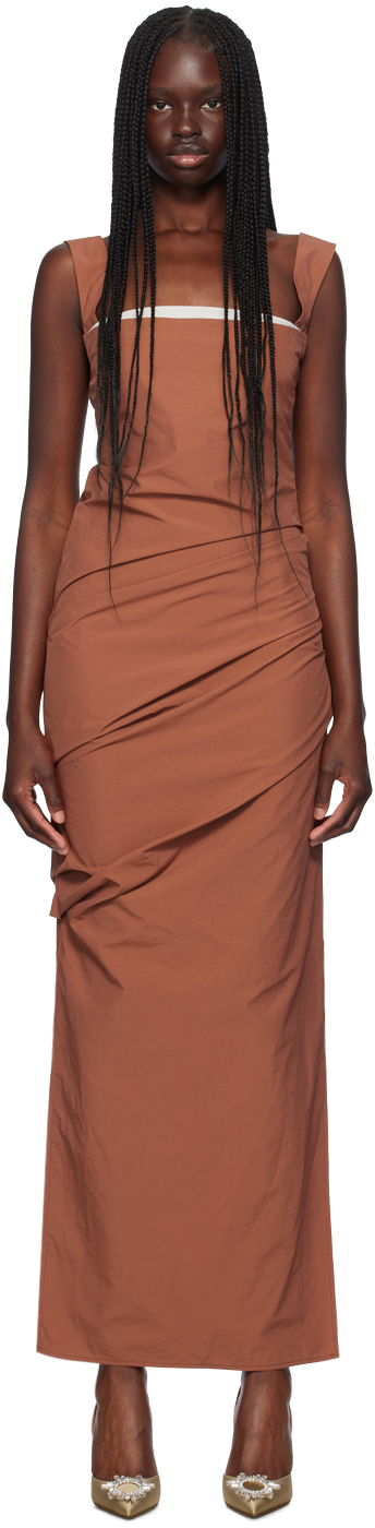 Orange Raf Maxi Dress