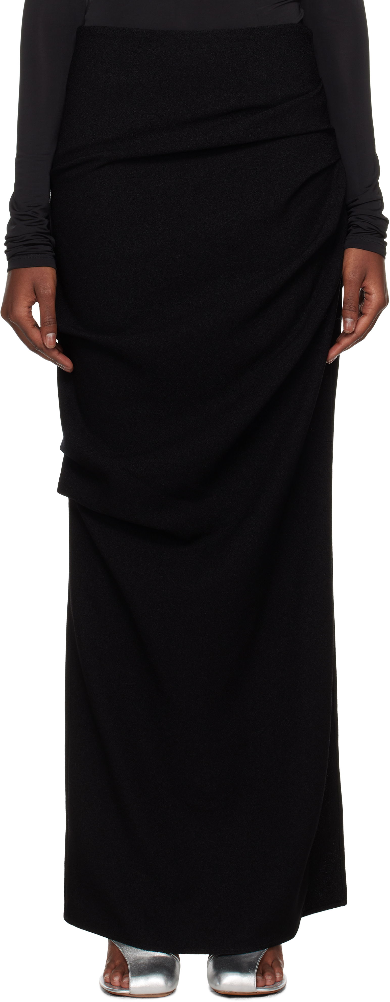 Black Remmy Maxi Skirt