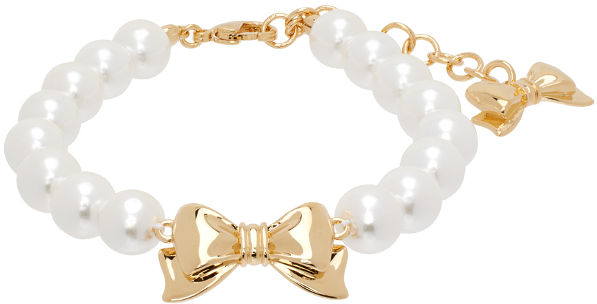 White & Gold #9902 Bracelet