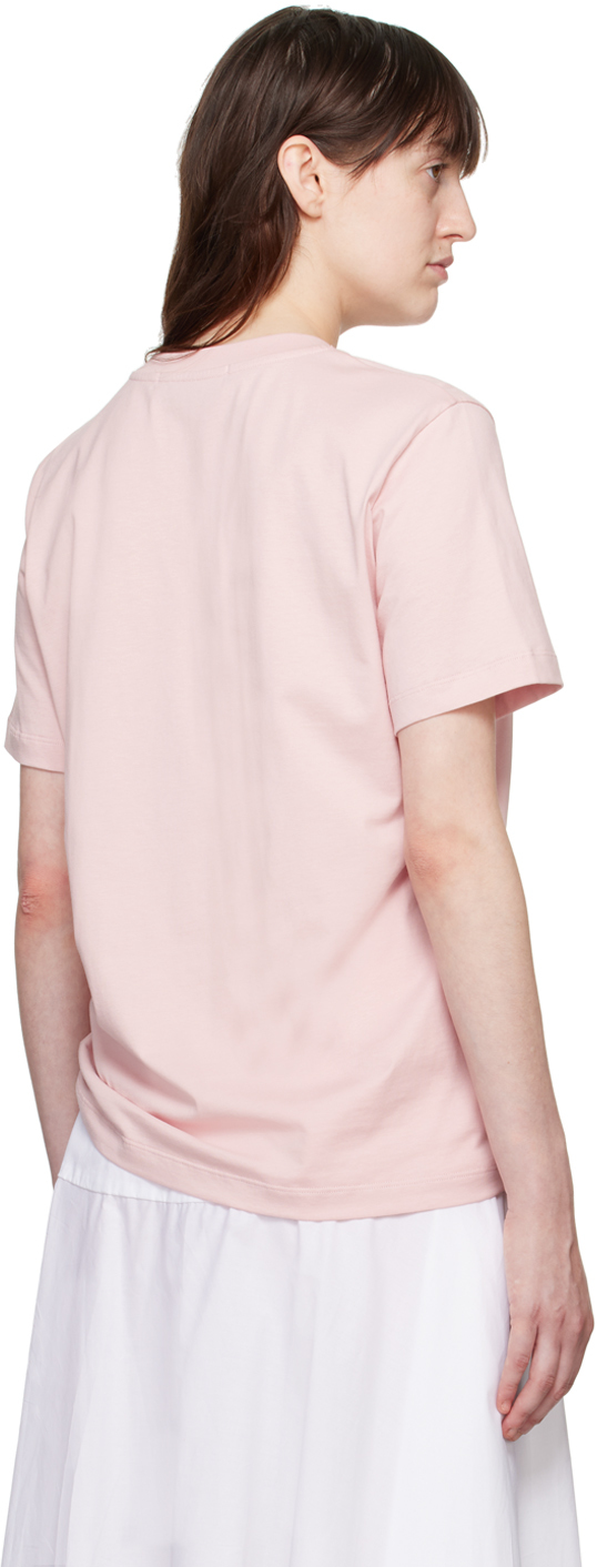 Msgm Pink Kitten T-shirt In 11 Light Pink