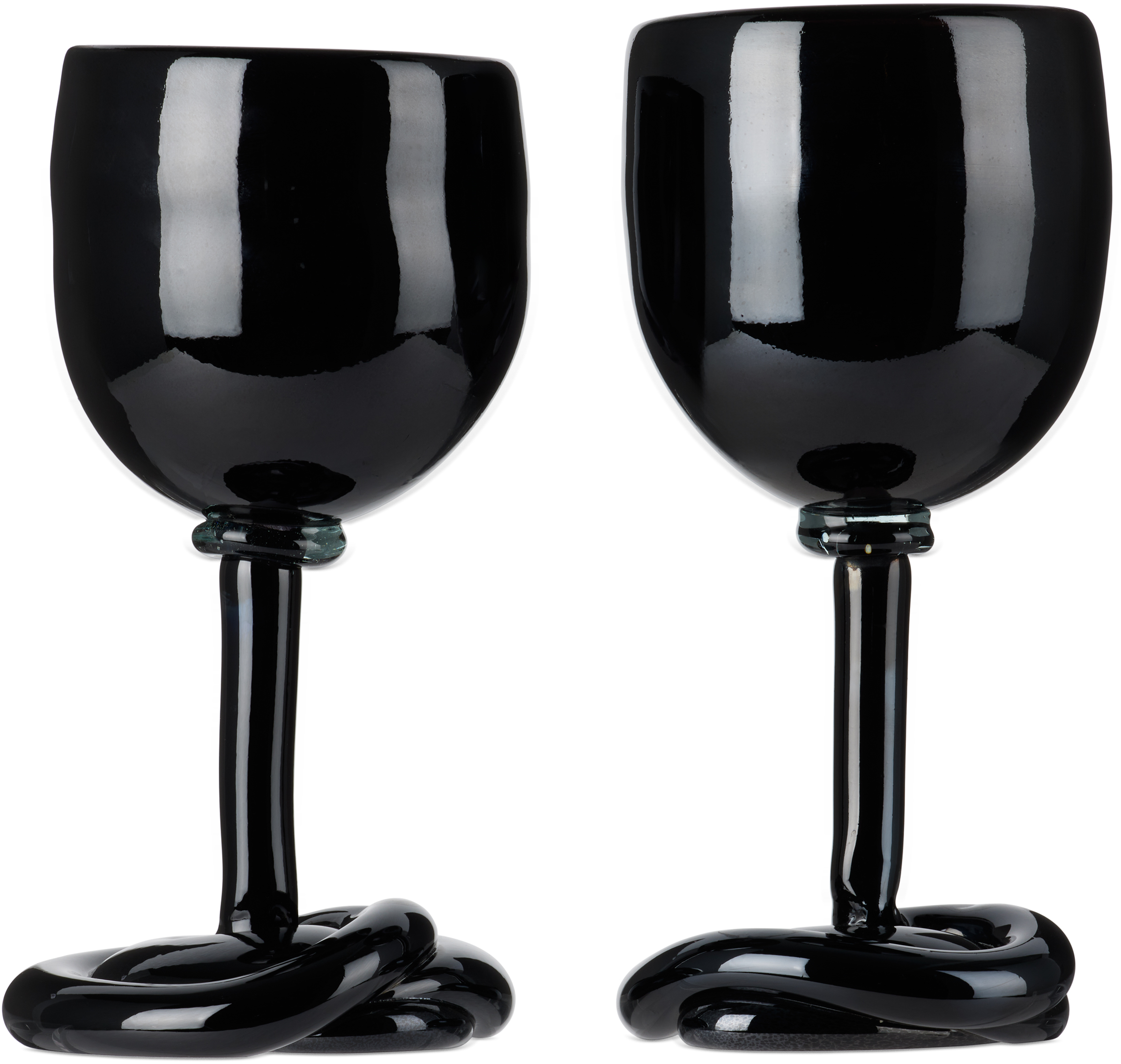 Black Thaw Wine Glasses