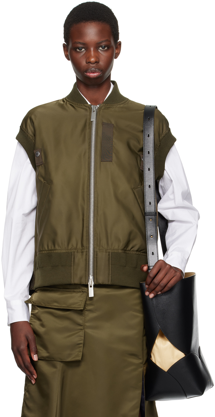 Black Twill Vest