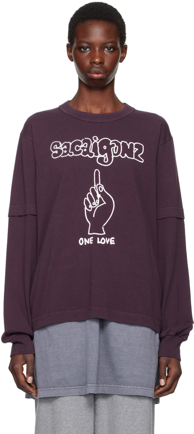 sacai purple