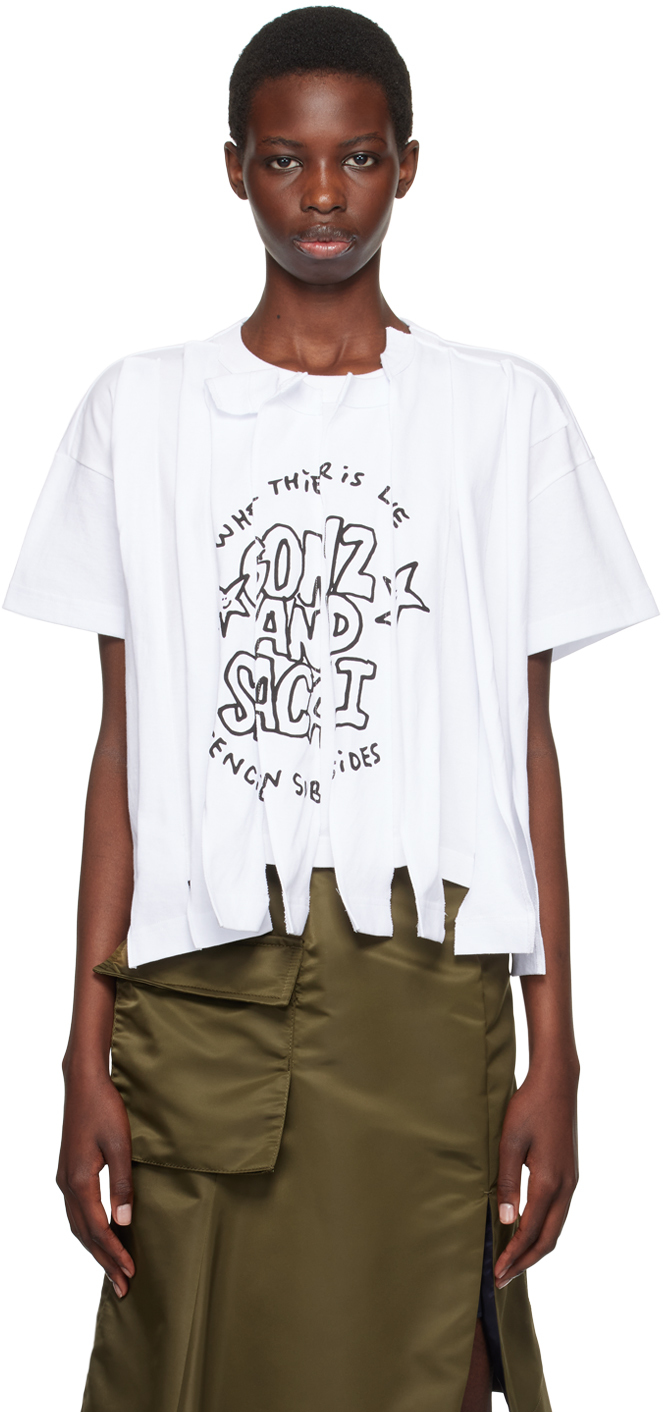 Sacai t-shirts for Women | SSENSE