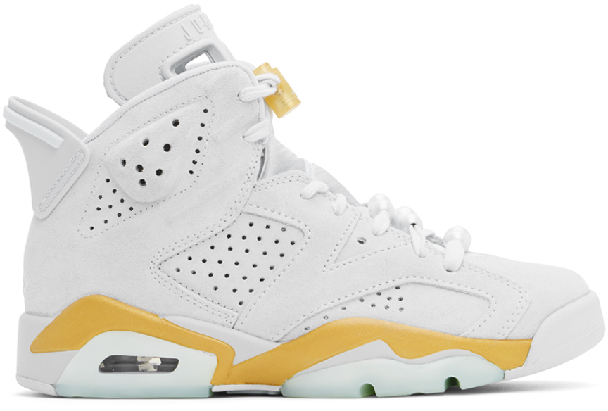 Gray and gold jordans on sale