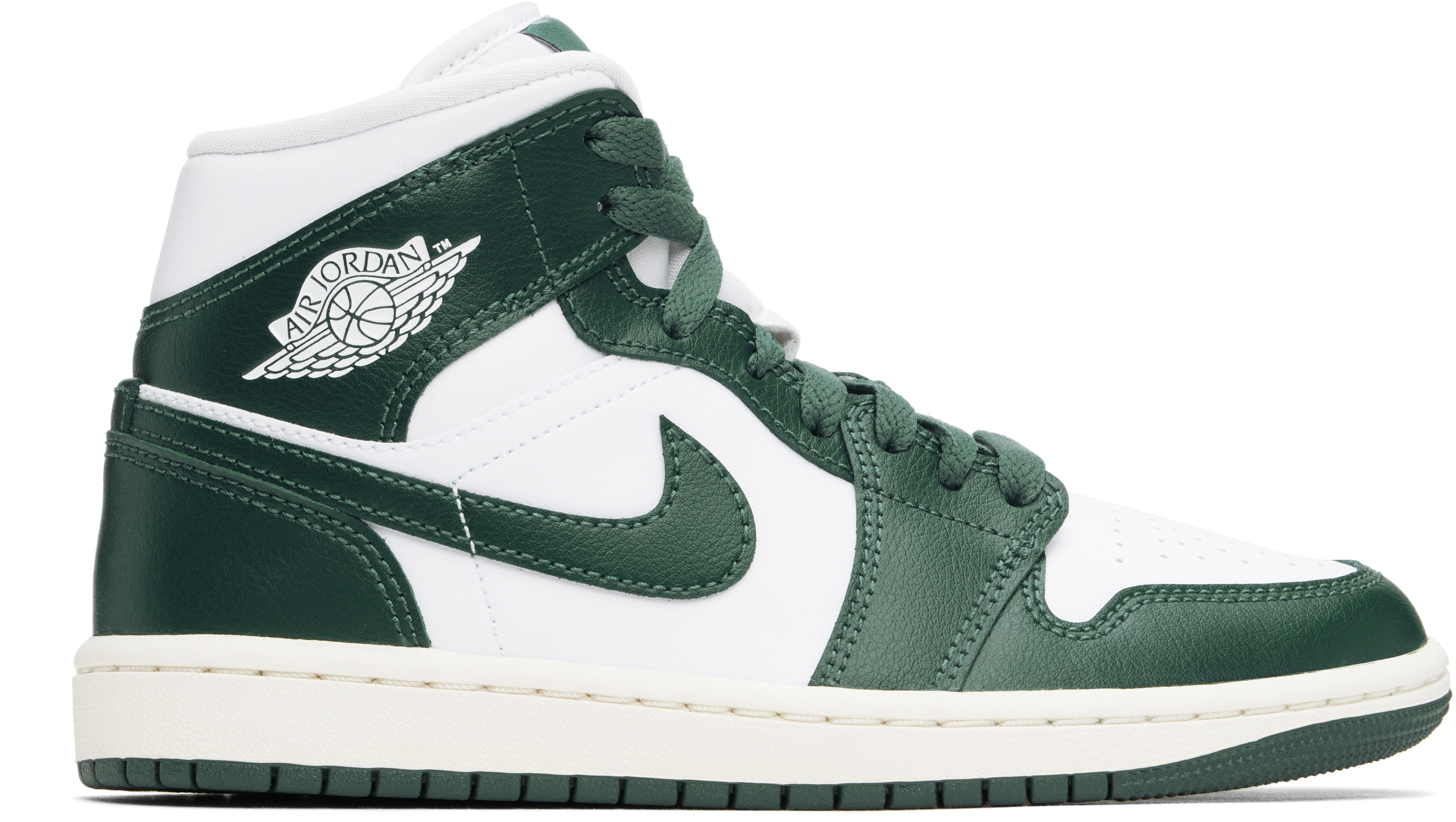 Jordan 1 Women s Mid White Oxidized Green Sail