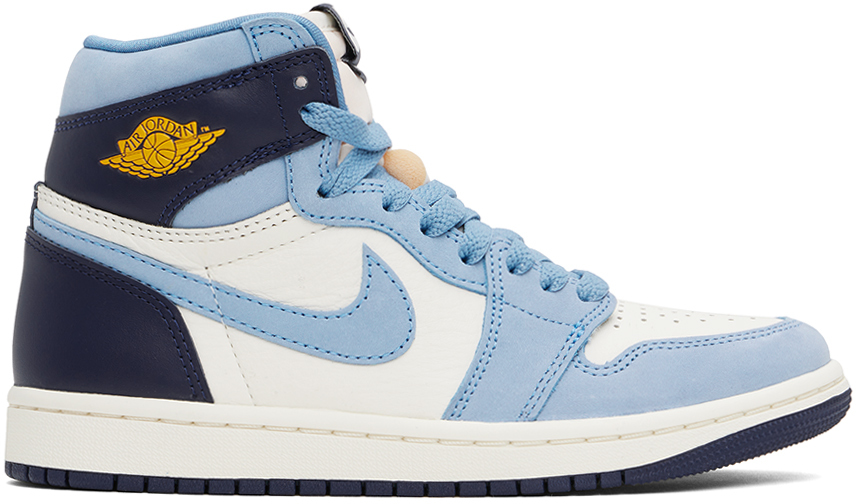 W Air Jordan 1 Retro High Og University Blue university Gold 10.5