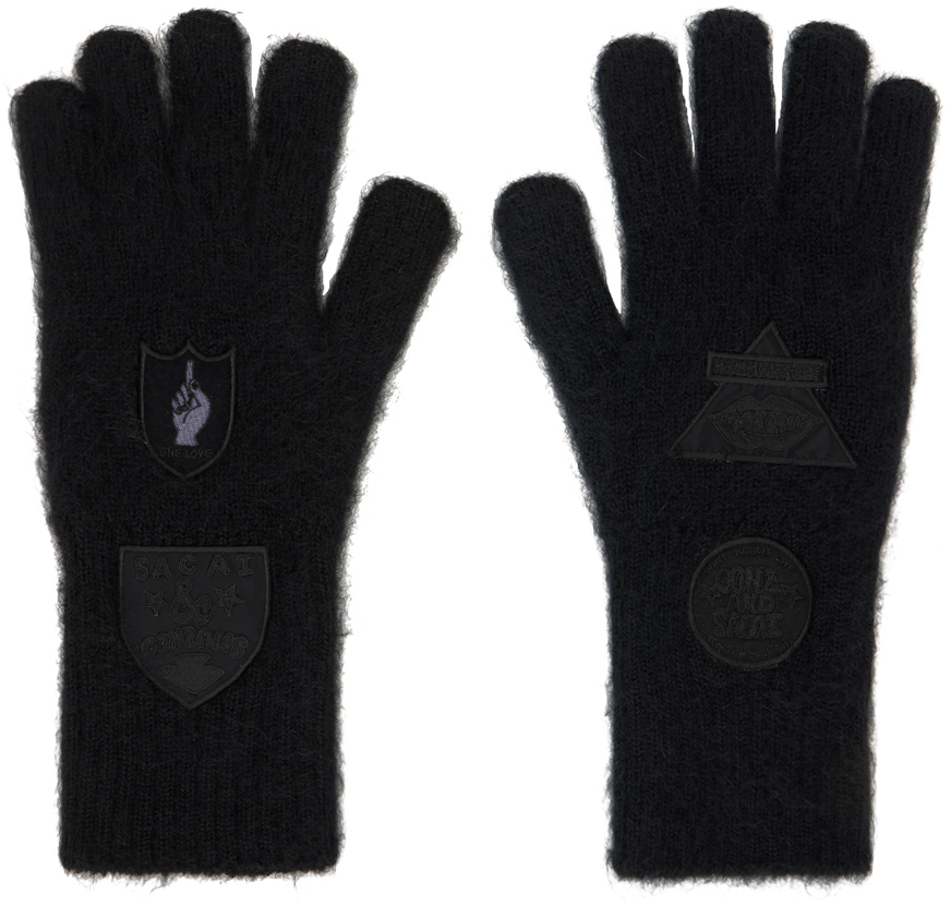 Black Gonz Edition Multi Patch Gloves