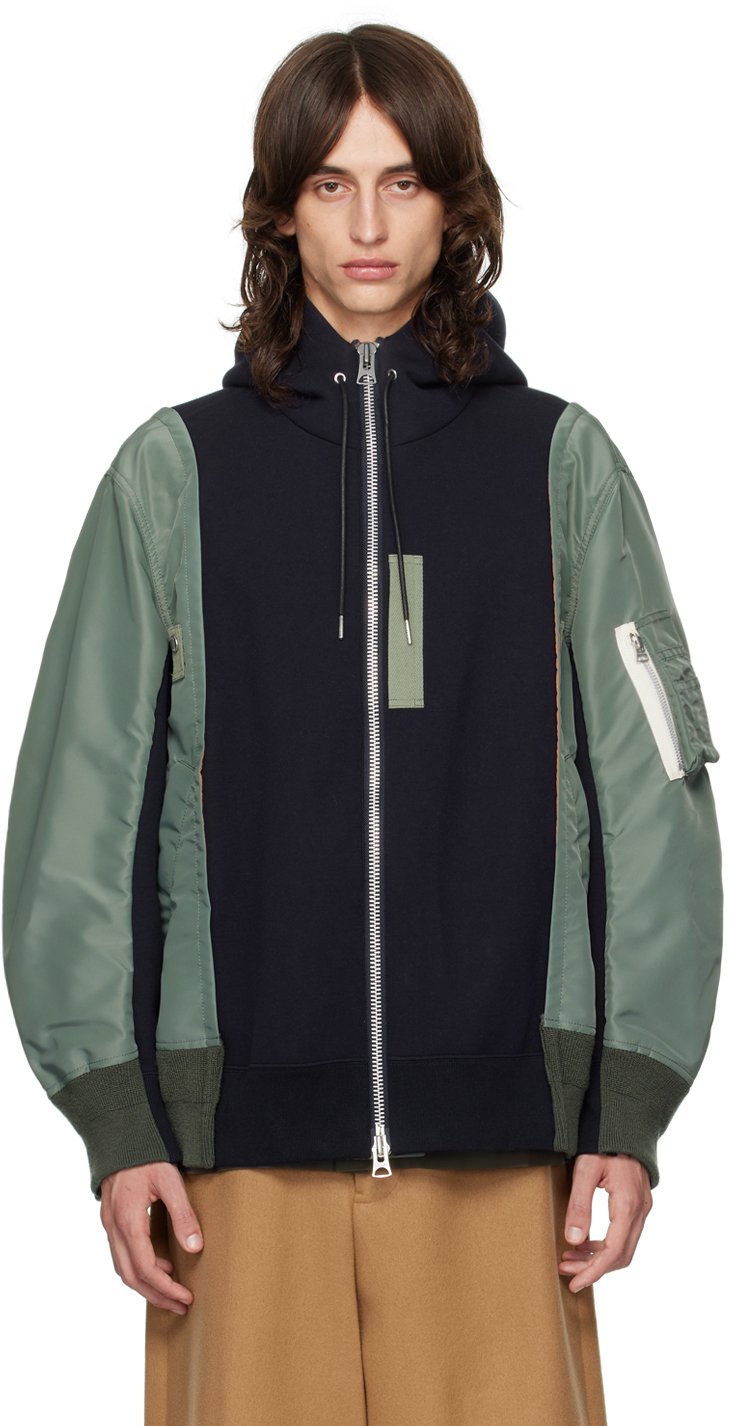 Sacai(サカイ) サイズ:1 22SS Sponge Sweat Blouson 華々しい 22-06080 