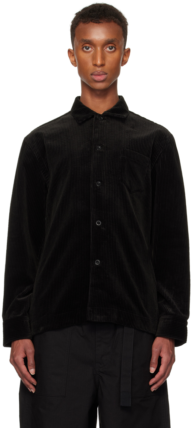 Black Corduroy Shirt