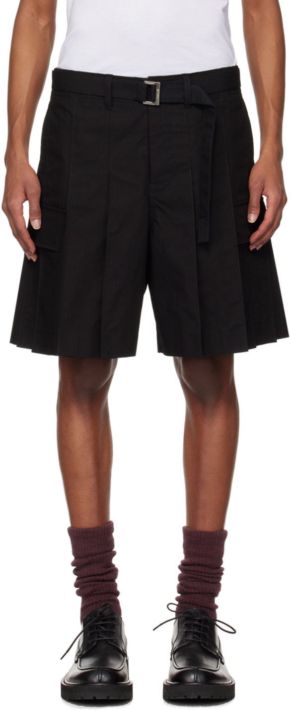 Black Ripstop Shorts