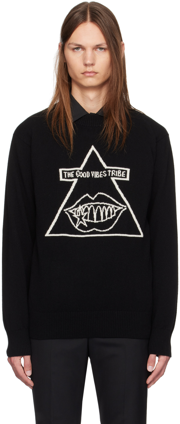 Shop Sacai Black Gonz Edition Sweater In 001 Black