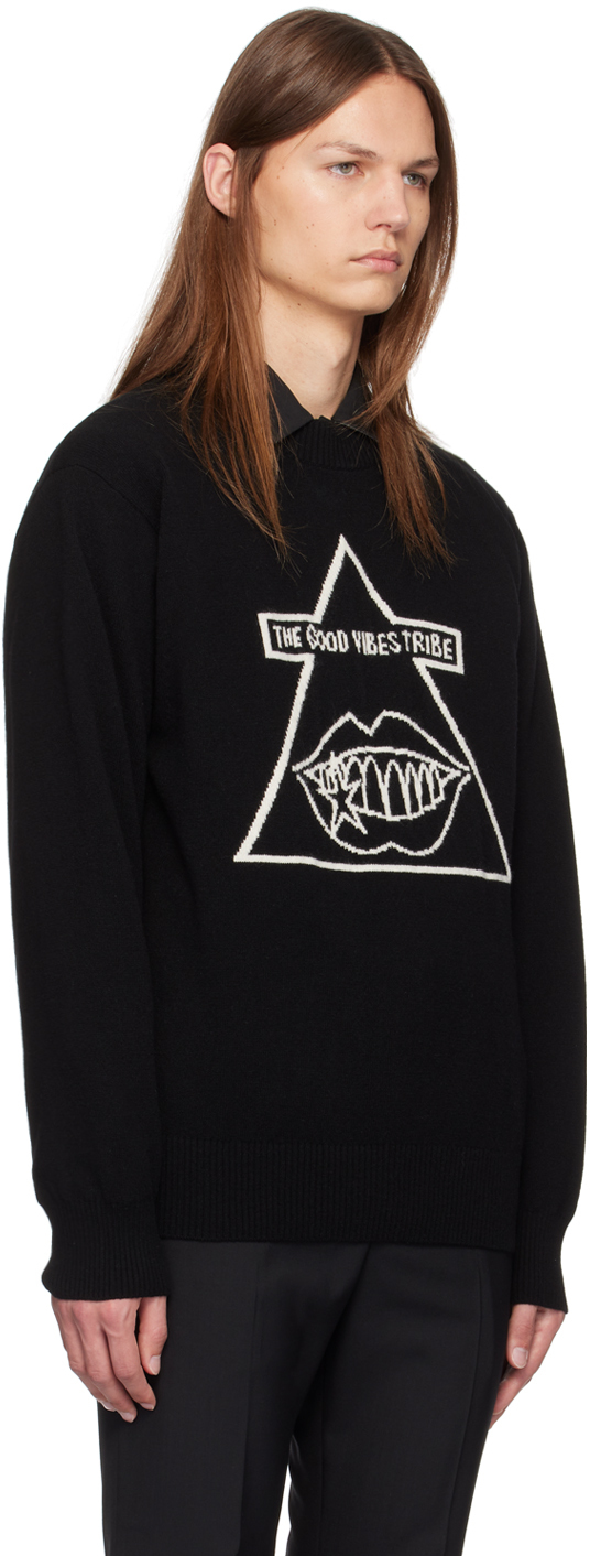 Shop Sacai Black Gonz Edition Sweater In 001 Black