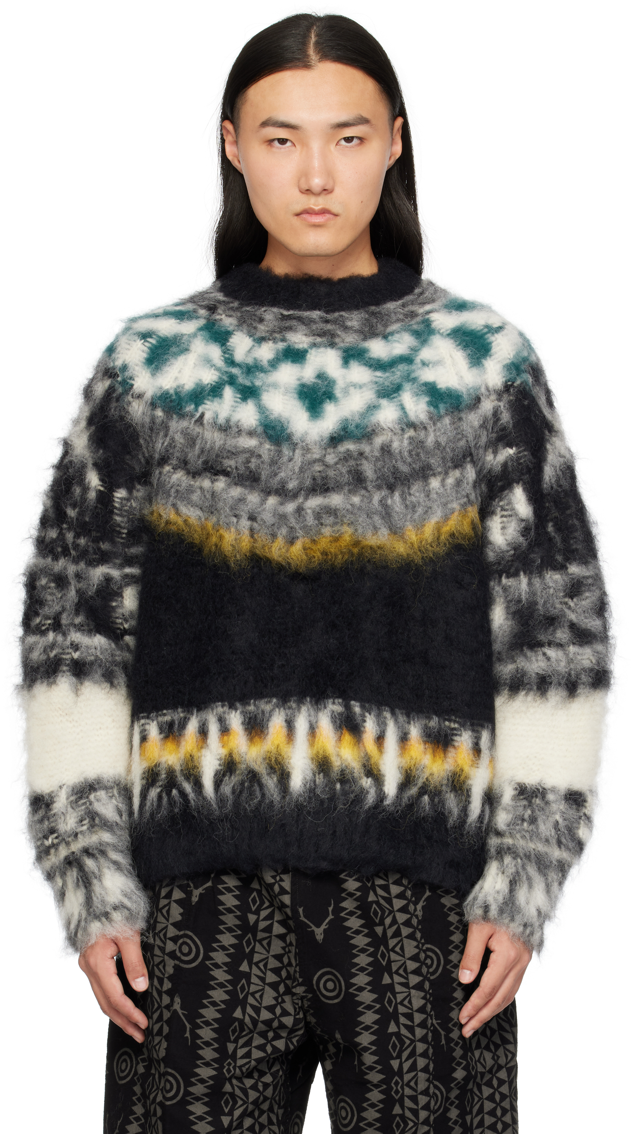 Sacai メンズ クルーネックセーター | SSENSE 日本