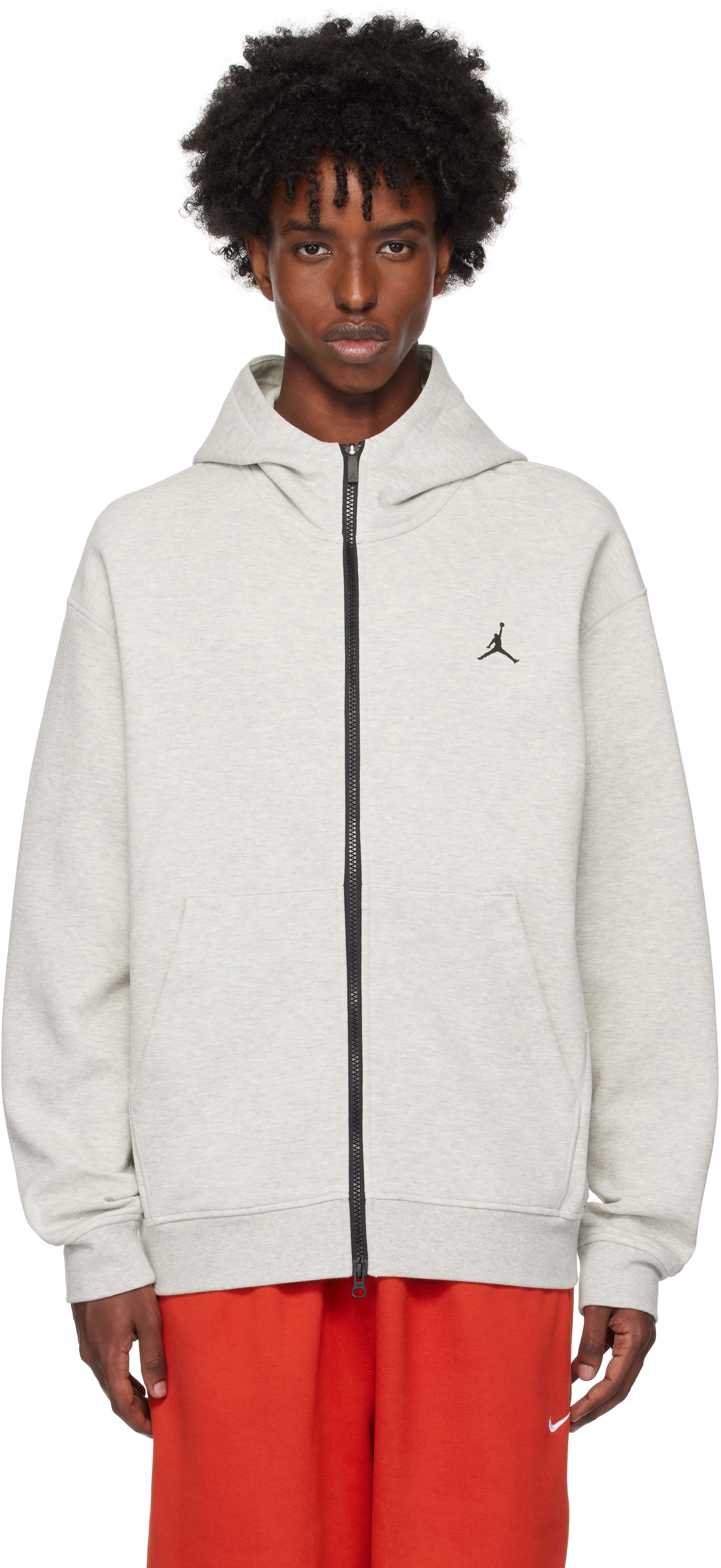 【関税込み】Nike Jordan グレー Jordan Sport Hoop フーディ Nike Jordan: グレー Jordan Sport Hoop フーディ | SSENSE 日本