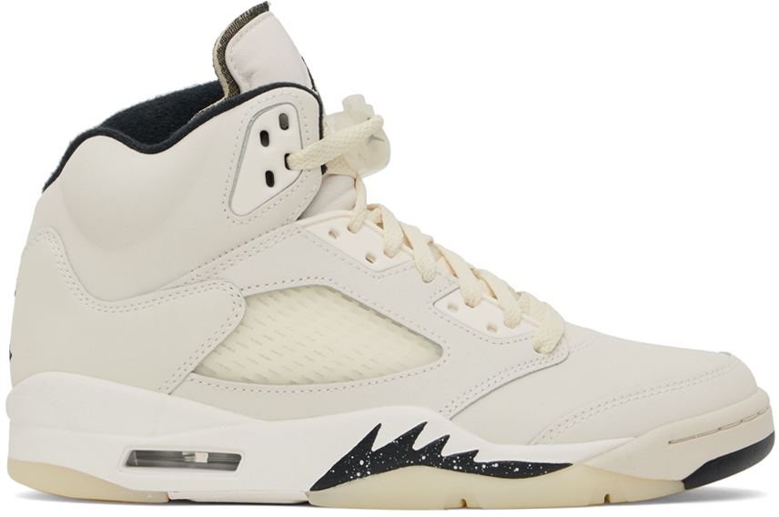 Nike Jordan: Off-White Air Jordan 5 Retro Sneakers | SSENSE
