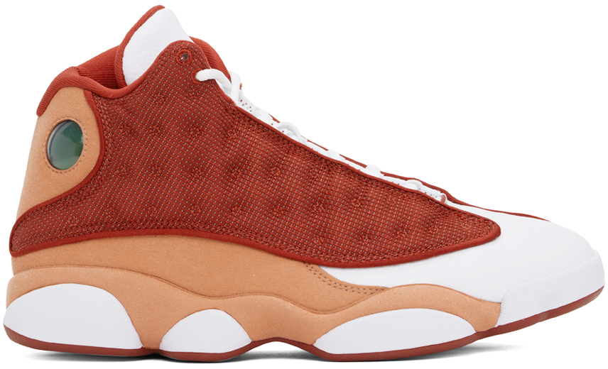 Red Air Jordan 13 Sneakers by Nike Jordan on Sale