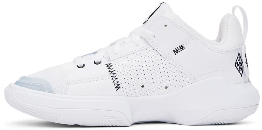 Nike Jordan One Take 5 Sneakers In White/black-arctic P