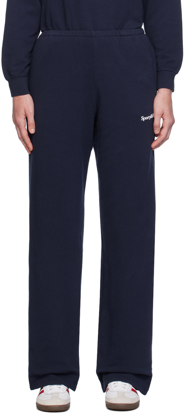 Shop Sporty And Rich Navy 'wellness' Lounge Pants