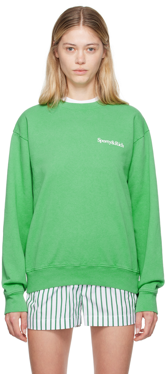 Green 'Health & Wellness' Sweatshirt