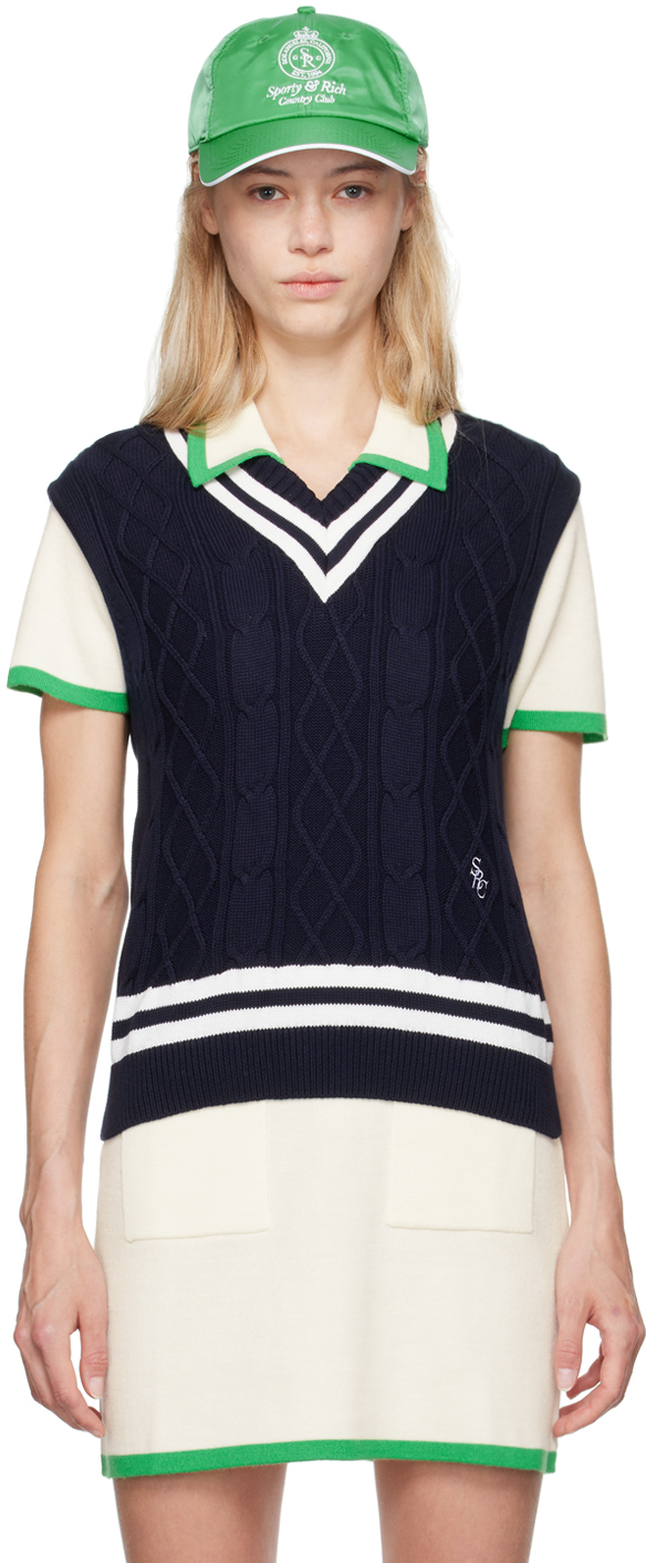 Navy 'SRC' Vest