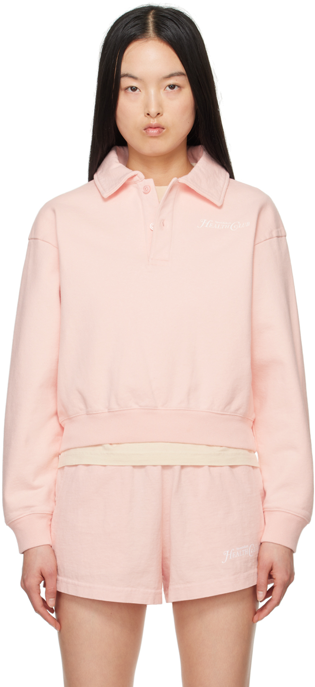 Sporty & Rich: Pink Rizzoli Polo | SSENSE Canada