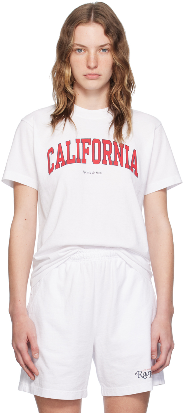 White 'California' T-Shirt