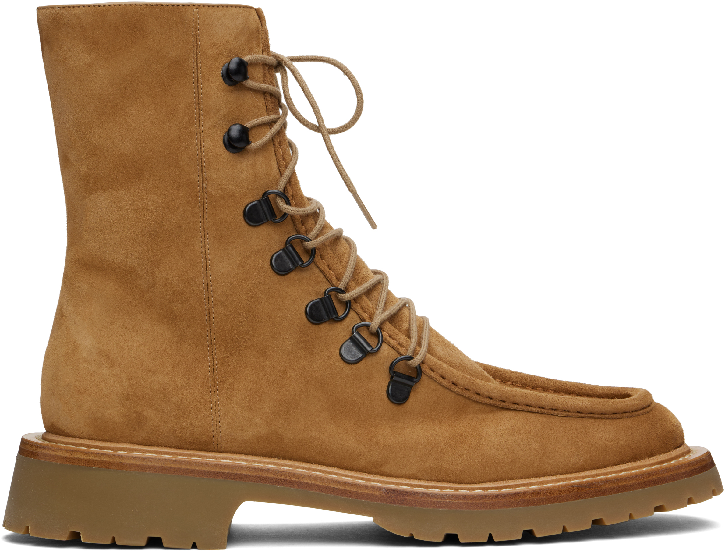 Tan College Boots