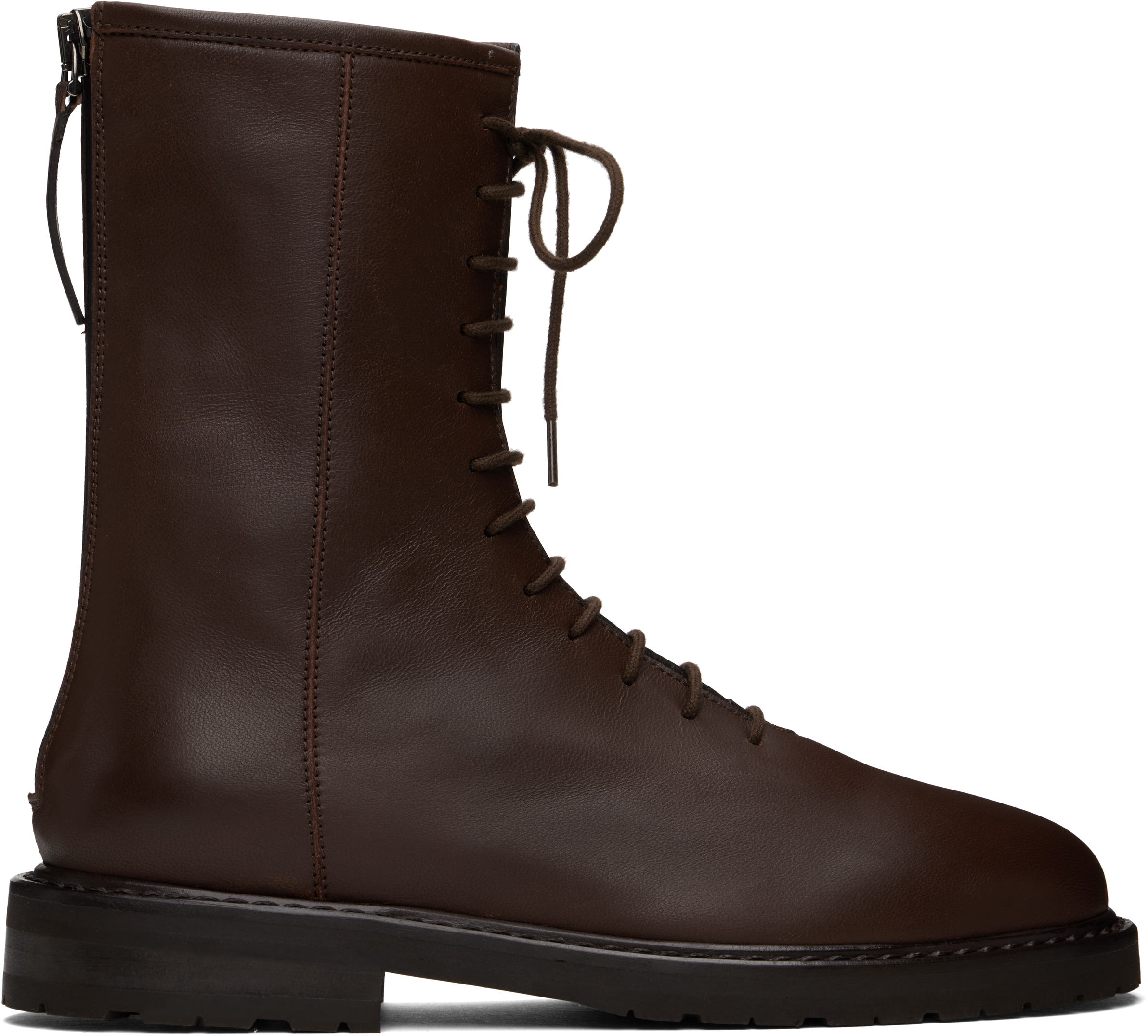 LEGRES BROWN COMBAT BOOTS 