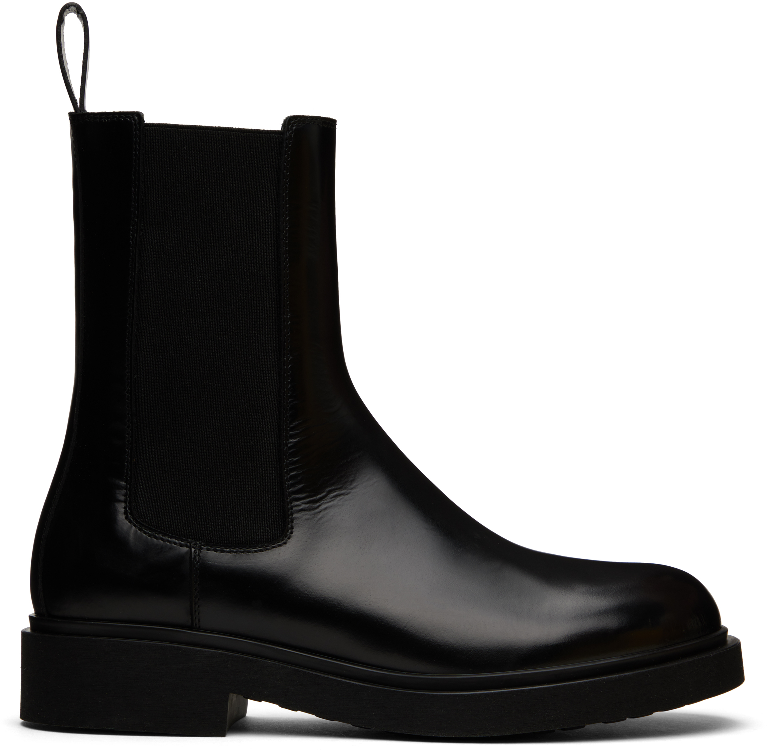 Shop Legres Black Boxed Leather Chelsea Boots In 1 Black