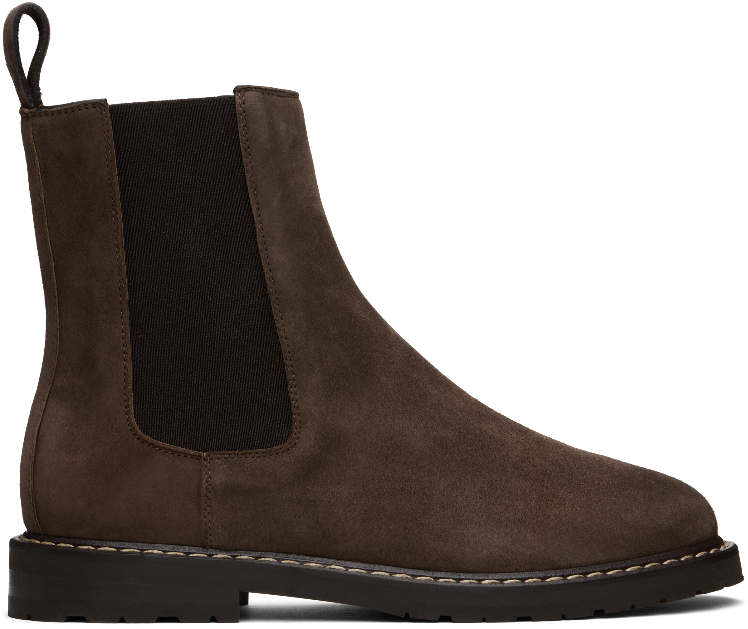 Brown Suede Chelsea Boots