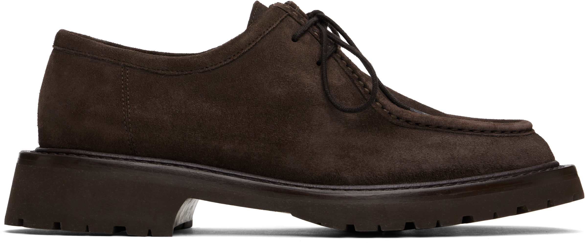 Brown New Lace-Up Derbys