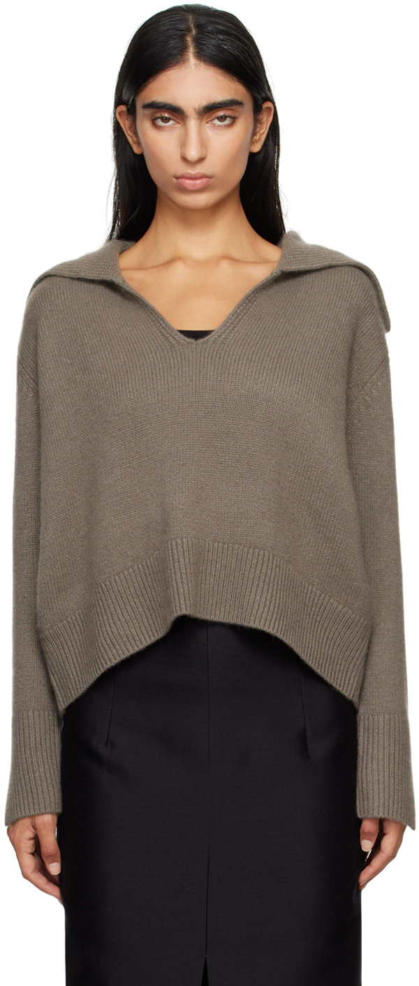 Shop Arch4 Brown Cortina Sweater In Shiitake