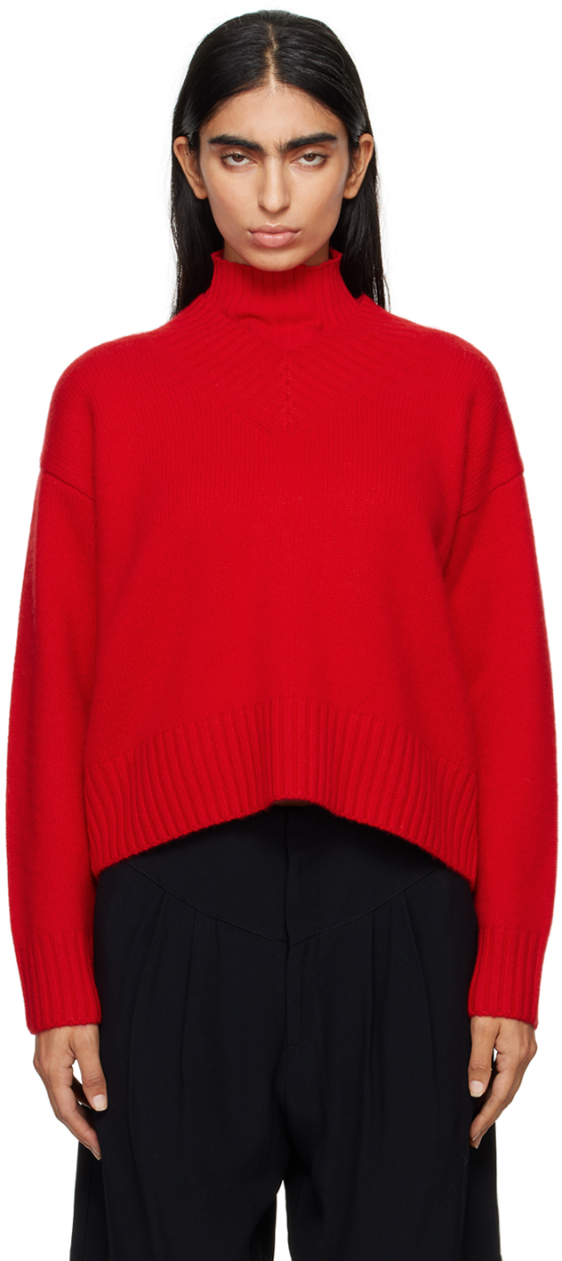 Shop Arch4 Red Andrea Sweater In Postbox Red