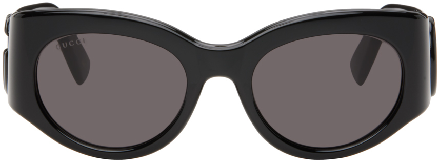 Black Marmont Monocolor Round Sunglasses